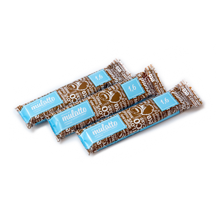 Шоколад Mulatto с кокосом на эритрите и сливках