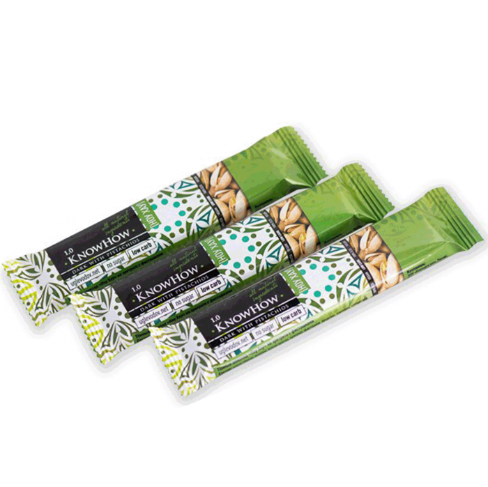 Темный шоколад KnowHow на эритрите с фисташкой 