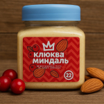 Паста из белого шоколада клюква-миндаль